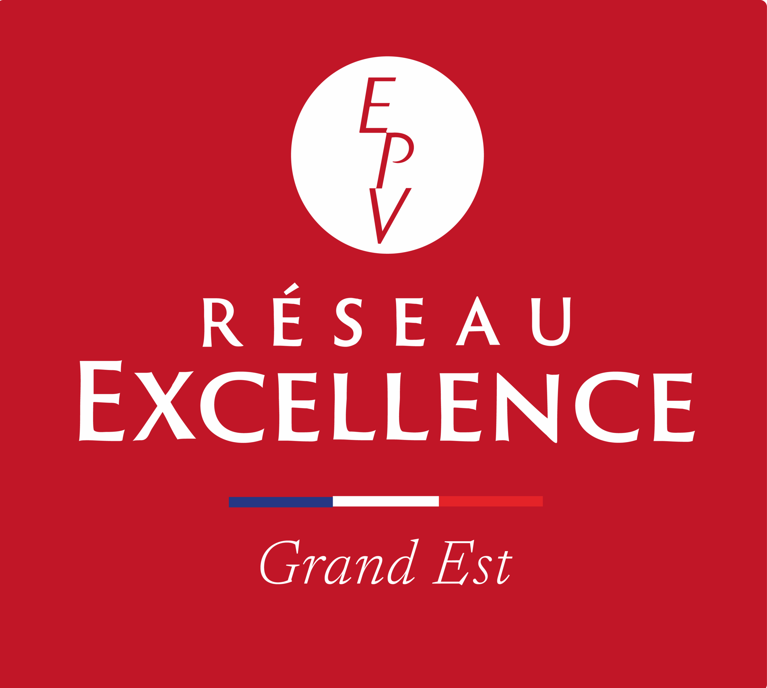 reseauexcellence vertical logo footer fond rouge grand est 01